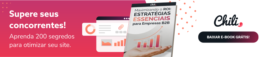 Banner promocional do e-book gratuito da Chili sobre como superar concorrentes com SEO.